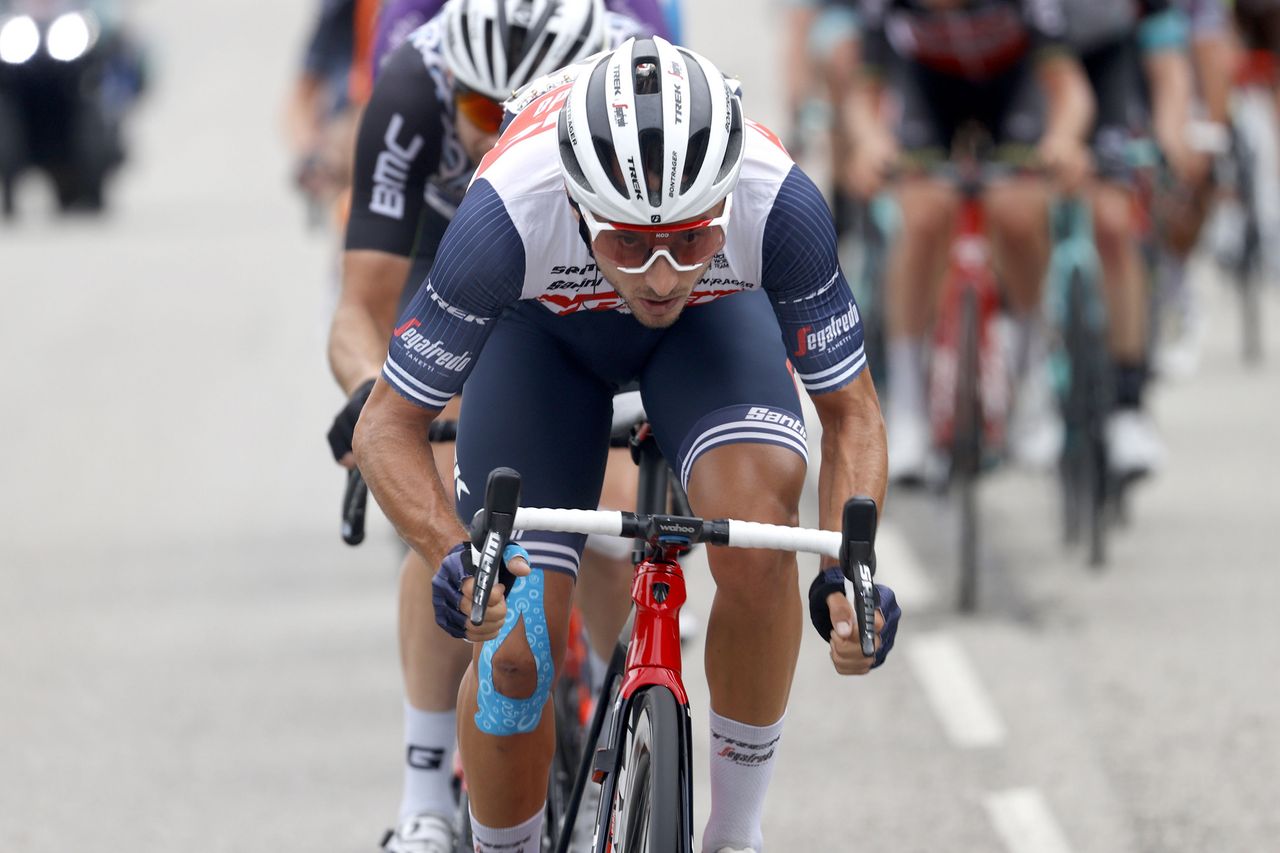 Vuelta Espana 2021 - 76th Edition - 18th stage Salas - Altu d&acirc;El Gamoniteiru 162,6 km - 02/09/2021 - Gianluca Brambilla (ITA - Trek - Segafredo) - photo Luis Angel Gomez/BettiniPhoto&Acirc;&copy;2021