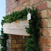 Plain Green Christmas Garland Decoration,&nbsp;£15.25, Amazon