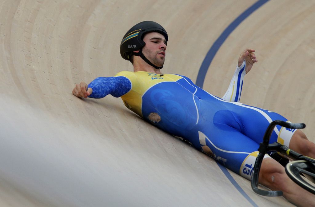 Nathan Hart (ACT) hits the deck