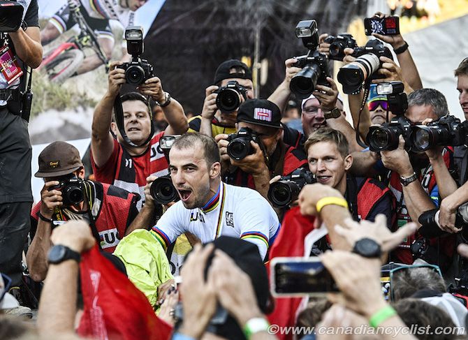 Schurter in a media crush