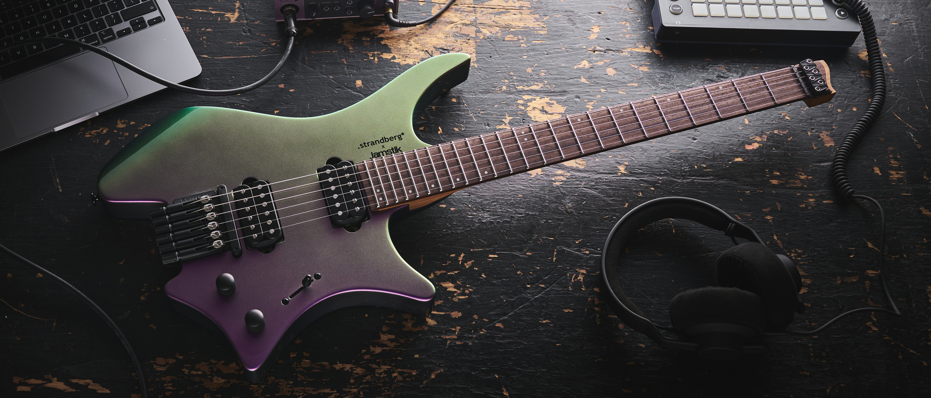 Strandberg x Jamstick Chameleon MIDI guitar