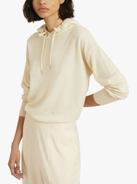 Reiss Seren Cashmere Hoodie in White - was £225, now £180 | John Lewis (20% off)