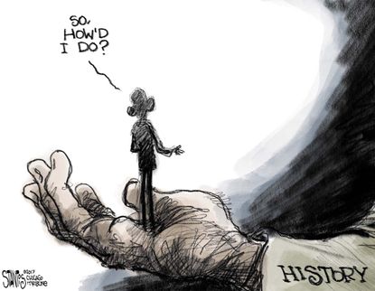 Political Cartoon U.S. Obama Legacy