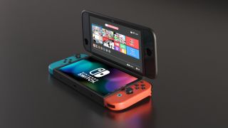 Concept art for a new Nintendo Switch console by Katarzyna Penar
