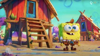 Spongebob Squarepants in _Kamp Koral: Spongebob's Under Years._