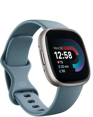 Product shot of Fitbit Versa 4, one of the best Apple Watch alternatives