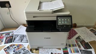 Canon Color imageCLASS MF753Cdw during our review