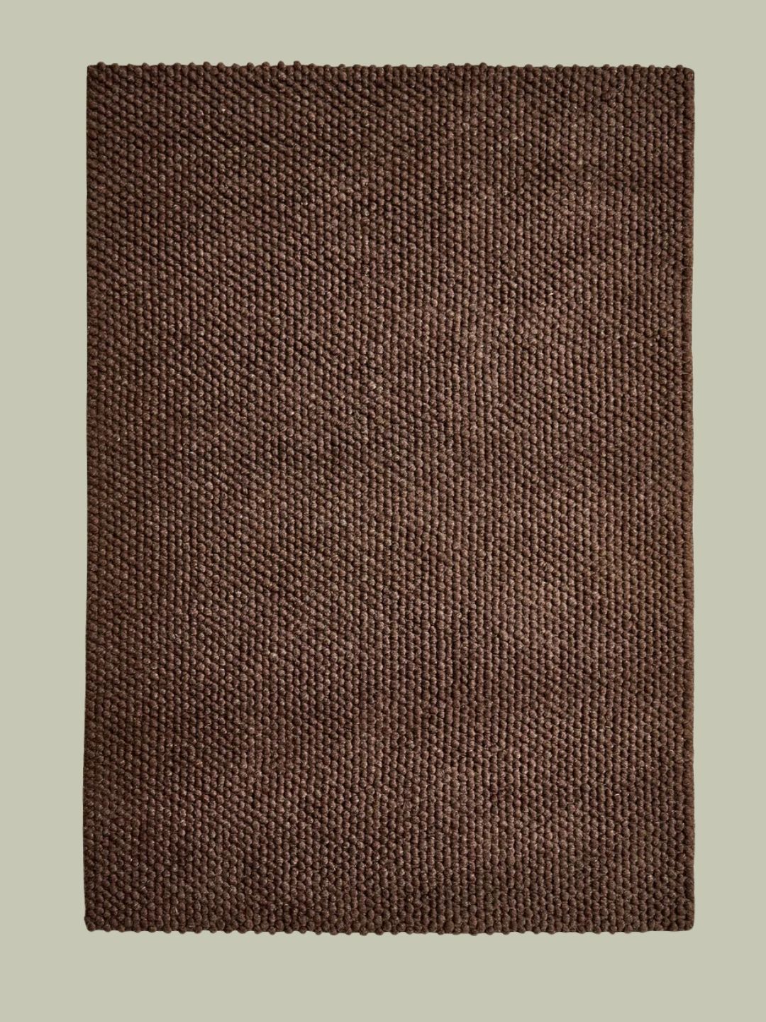 DUSK, Theo Handwoven Wool Rug - Chocolate
