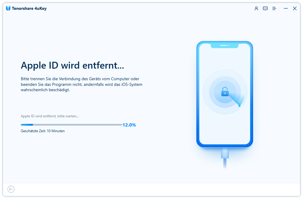 Tenorshare: Apple ID: Passwortdilemma umgehen - Schritt 3