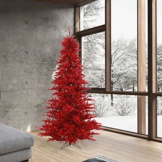 Red Christmas tree