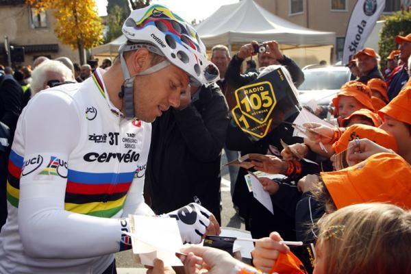 Hushovd was the star attraction at the start of the race