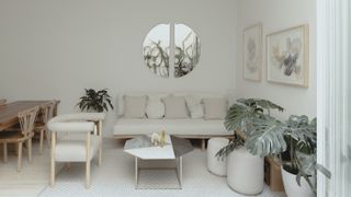 Antonio Solá housing minimalist white living space interior