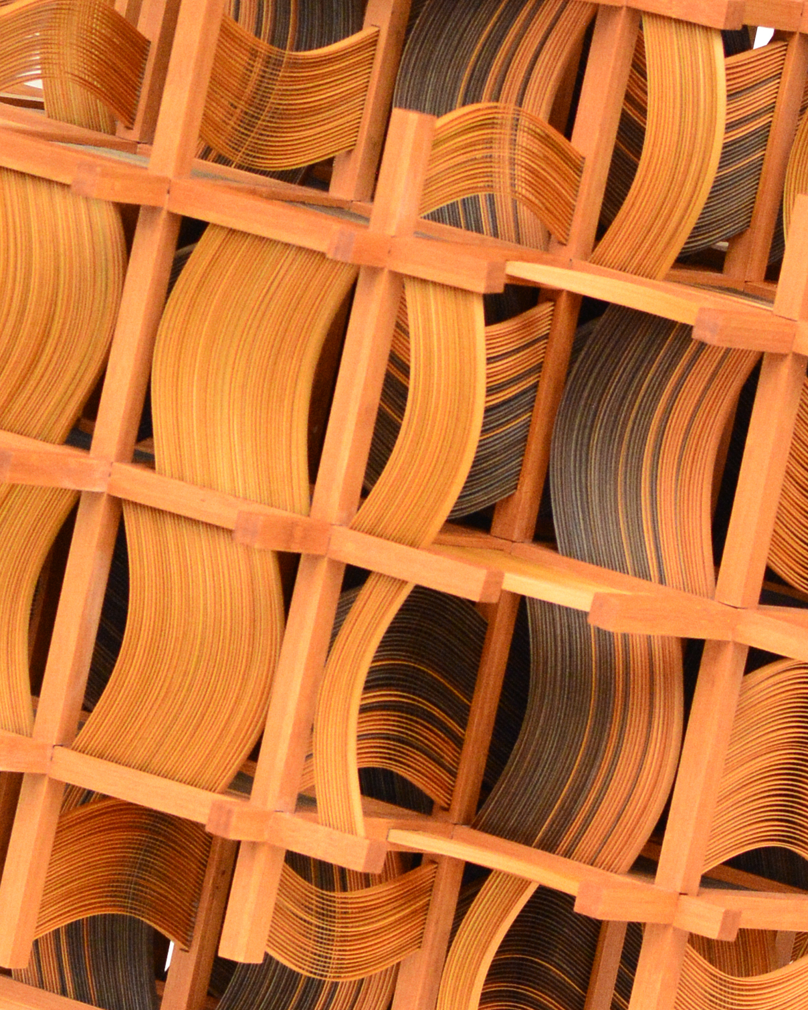 Craft Prize entry, bamboo structure close-up