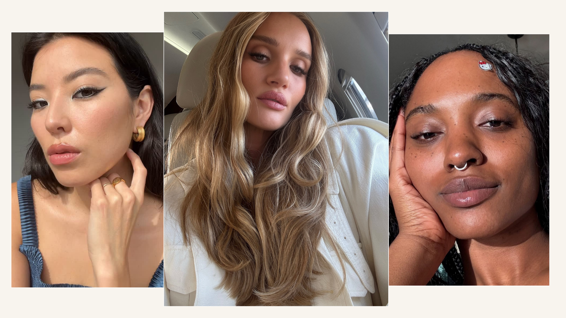 Collage with photos of @fridacashflow, @rosiehw, @mexicanbutjapanese