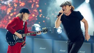 AC/DC's Brian Johnson and Angus Young