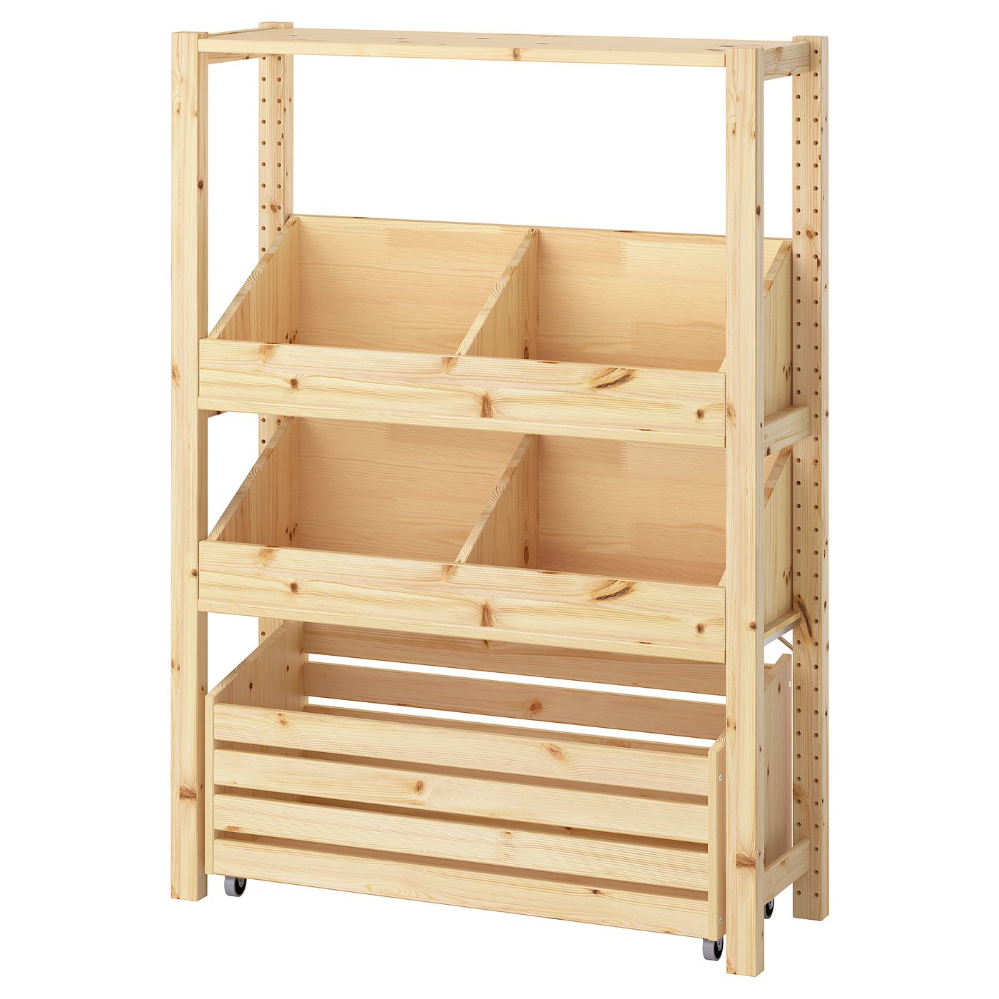 Ivar Shelving Unit - With 2 Box Shelves/pine 35x11 3/4x48 7/8 "