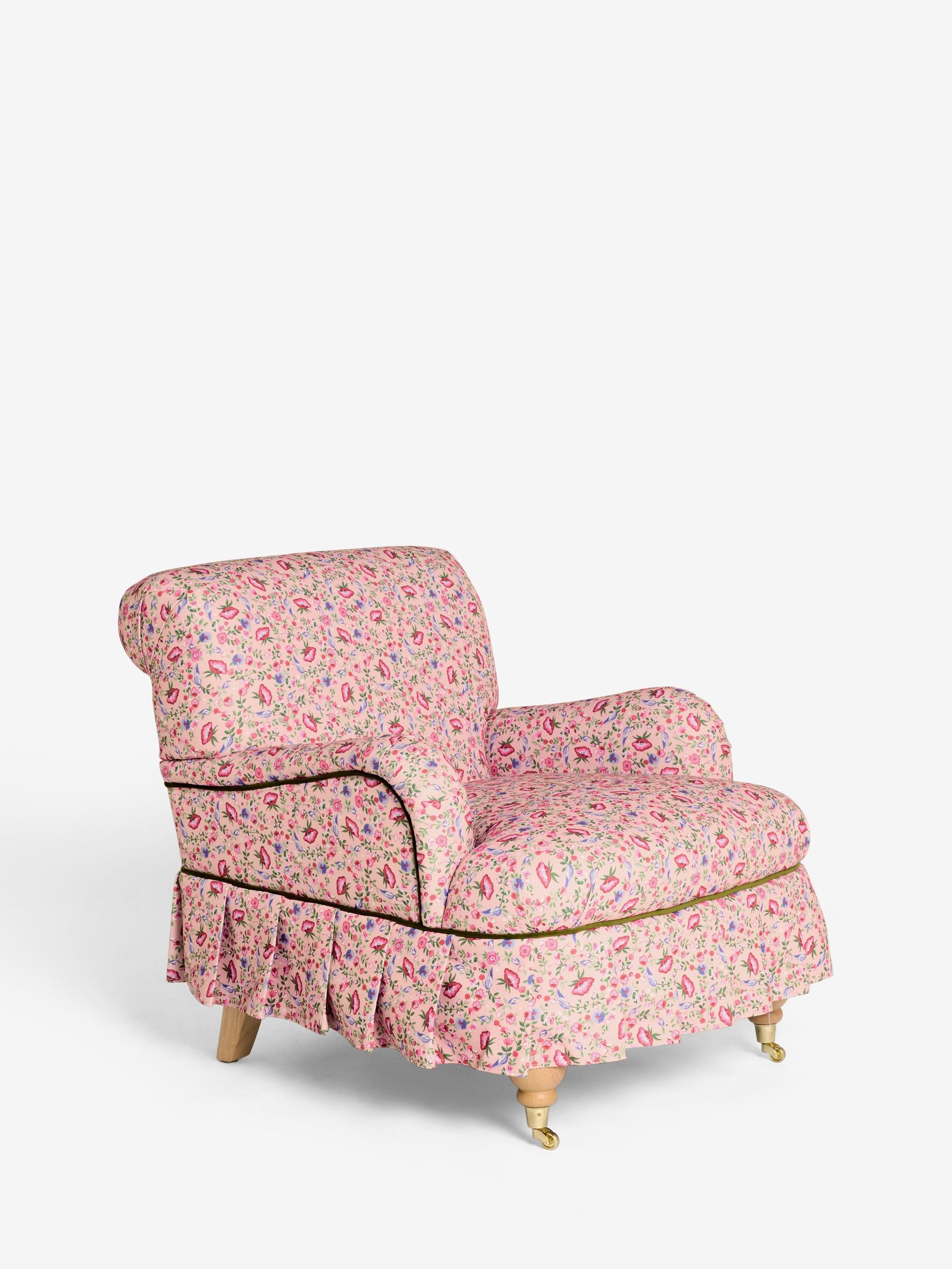 Cath Kidston Ditsy Coral Pink Lilly Accent Chair