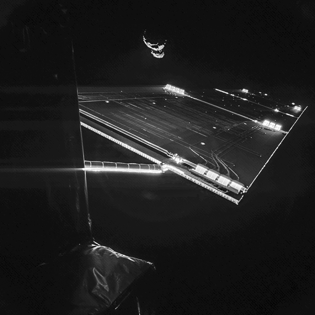 Rosetta Mission Self-Portrait at Comet