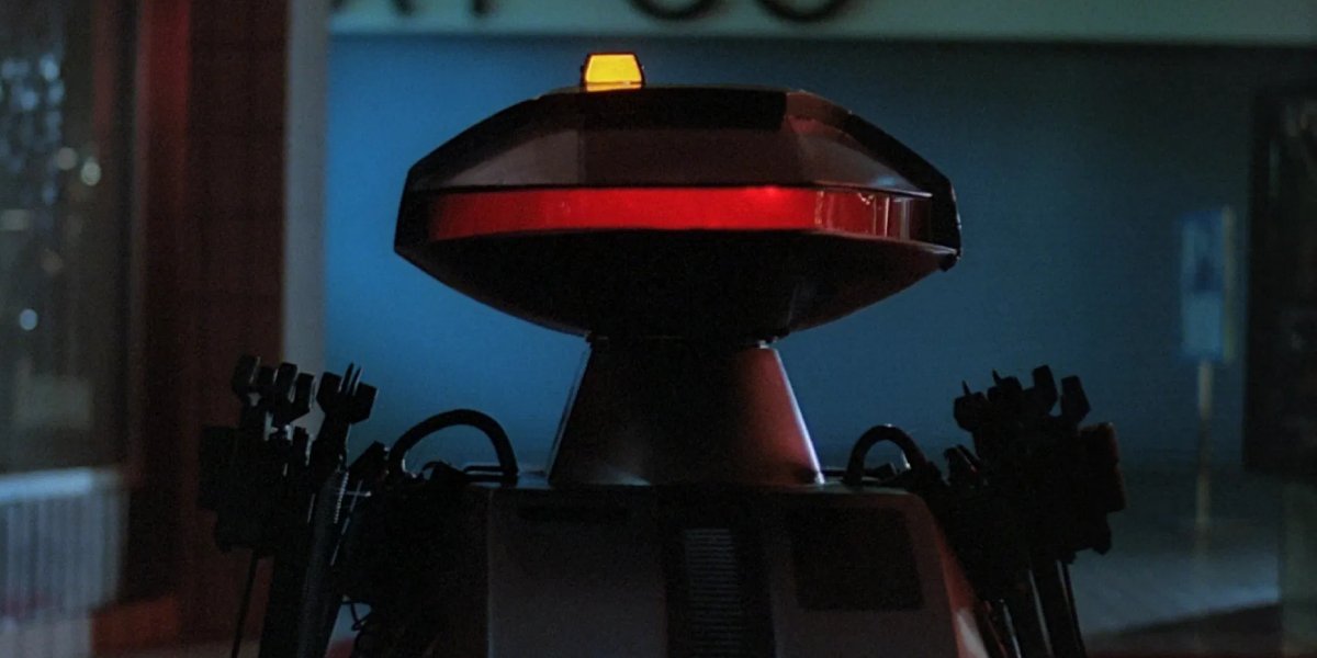 A Killbot from Chopping Mall