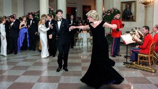Princess Diana dancing with US actor John Travolta