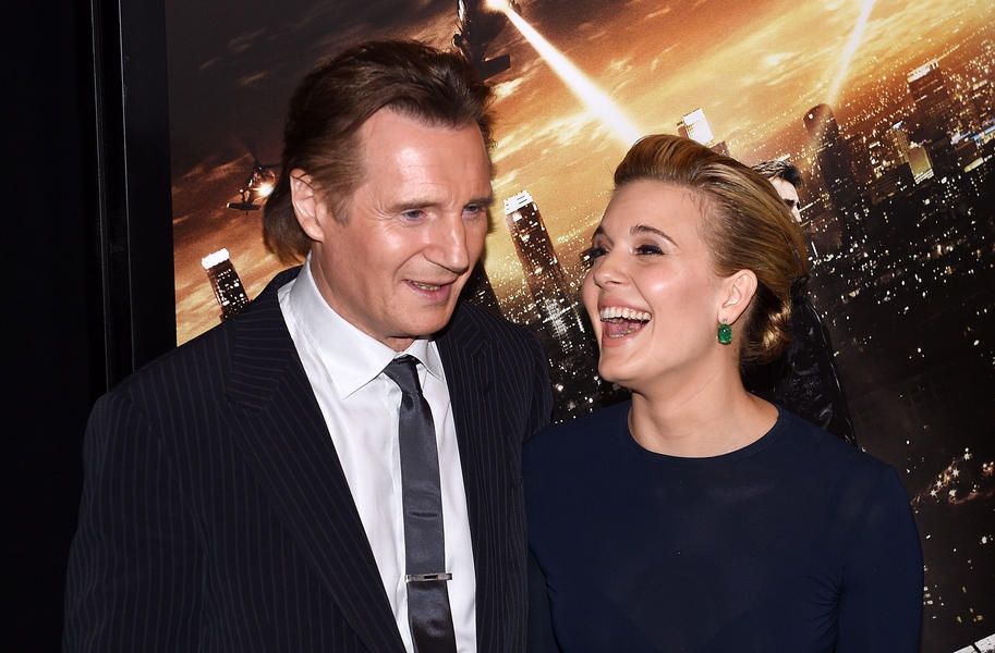 Liam Neeson left a hilariously terrifying Taken voicemail for his co-star&amp;#039;s ex-boyfriend