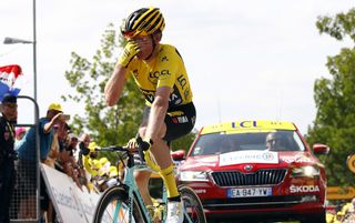 Mike Teunissen lost his race lead during stage 3 at the Tour de France