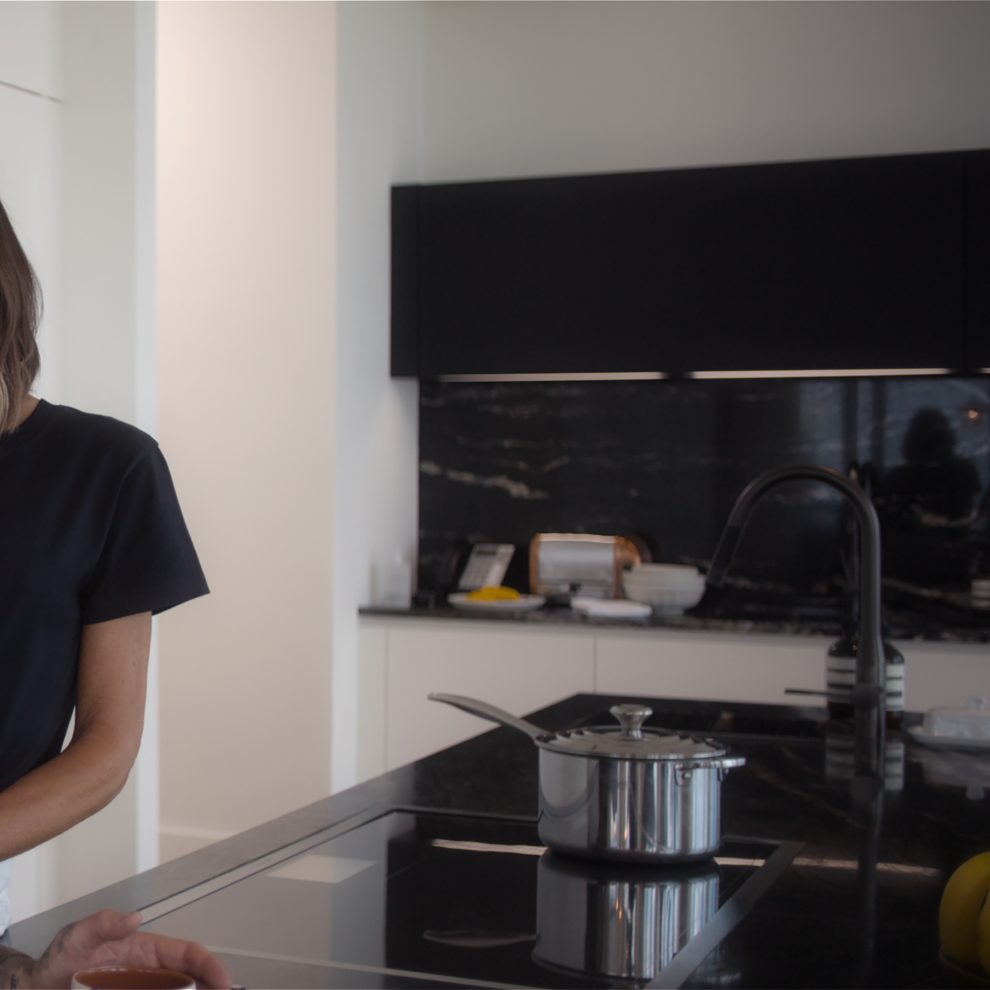 Victoria and David Beckham kitchen