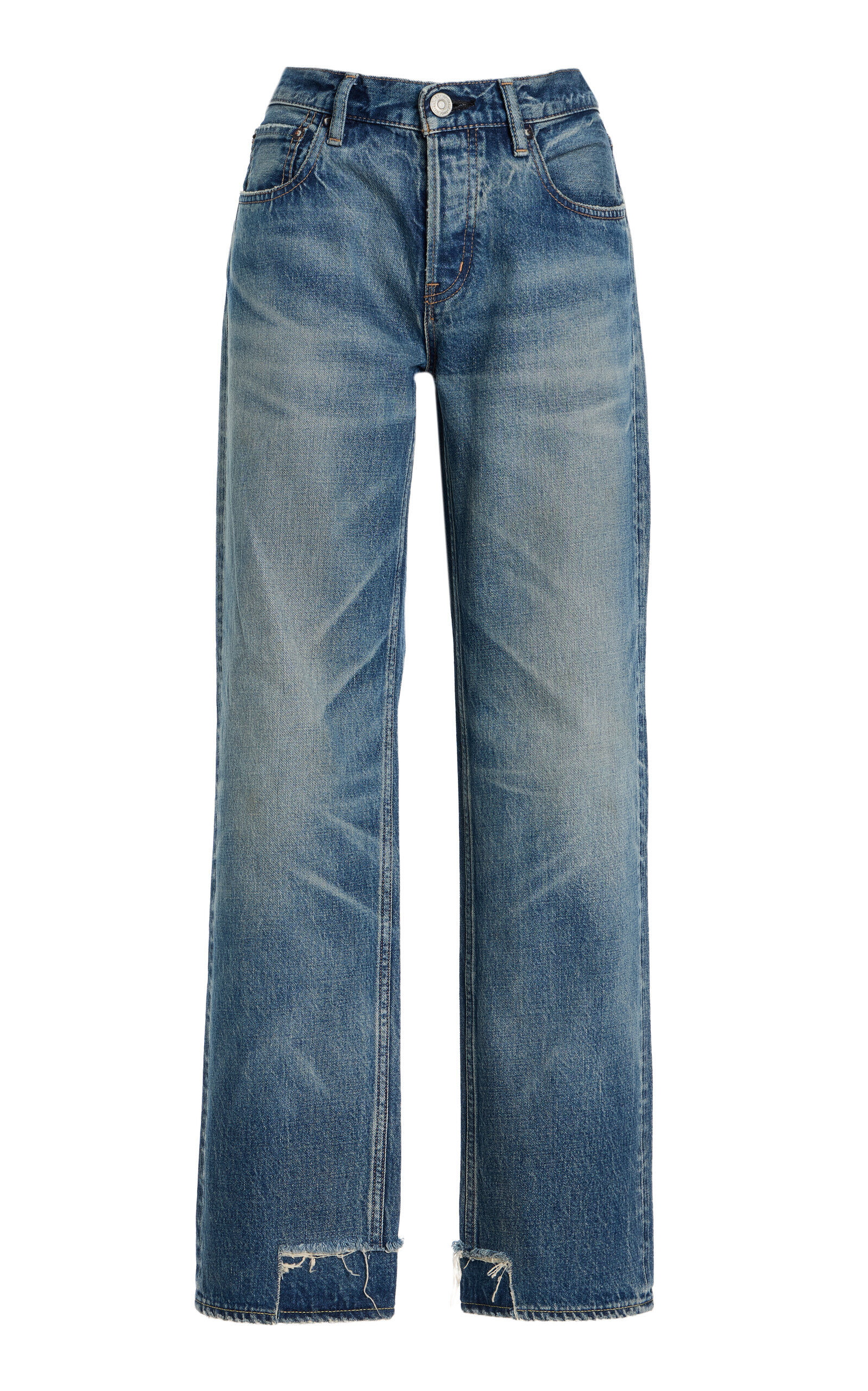 Maytown Low-Rise Straight-Leg Jeans