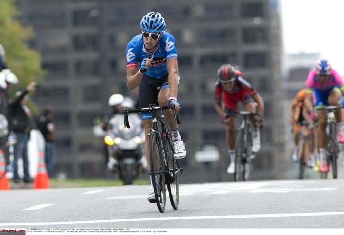 Ryder Hesjedal (Garmin-Sharp) claims the third place