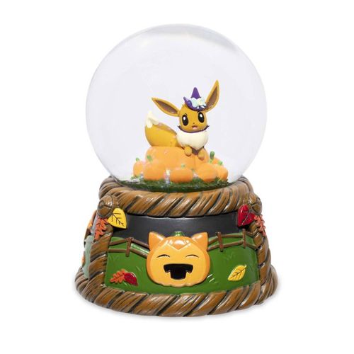 Eevee Pumpkin Patch Snow Globe