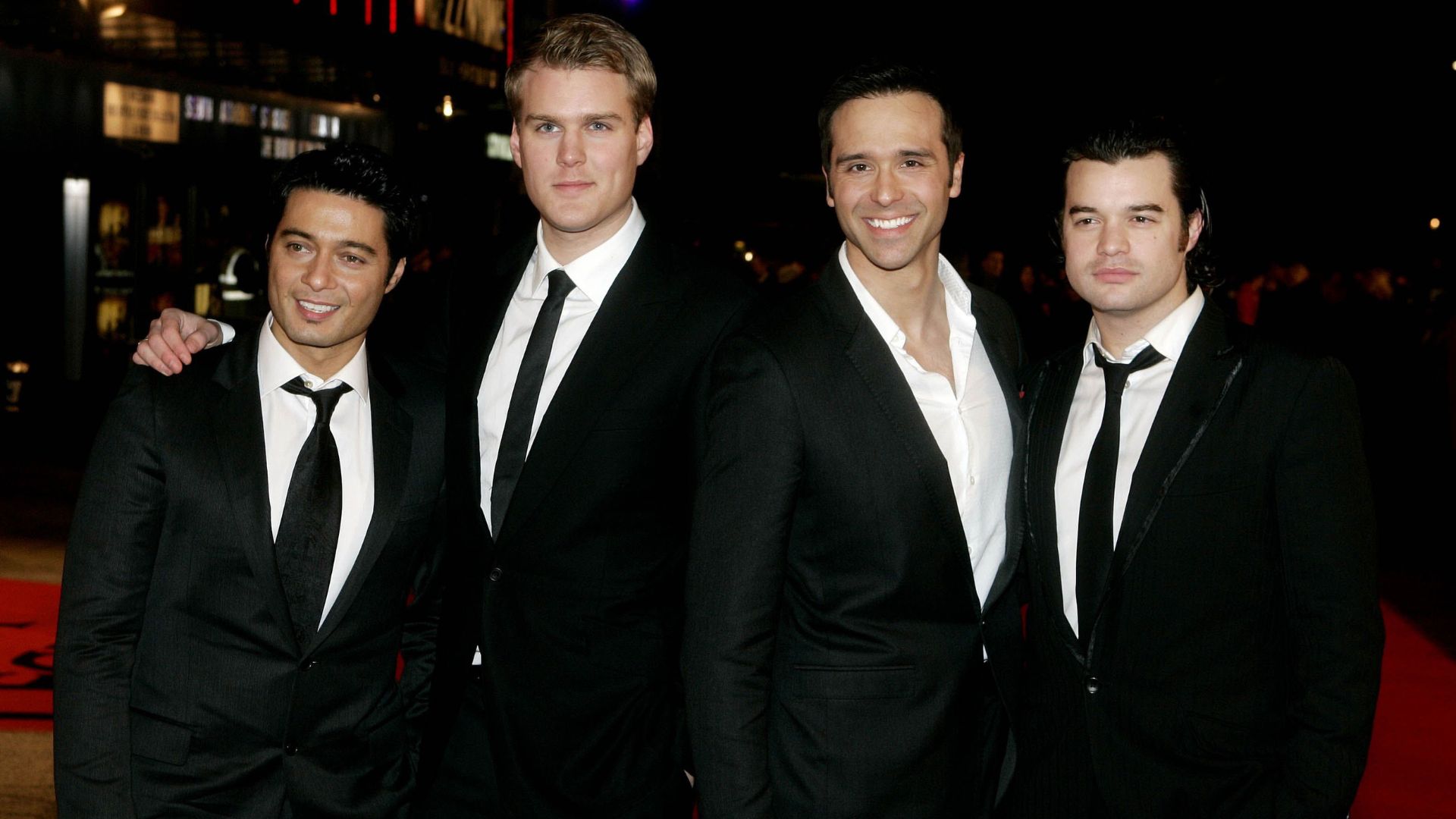 The band Teatro, which included Andrew Alexander (second from left)