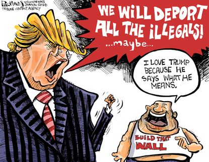 Political cartoon U.S. 2016 election Donald Trump immigration | The Week