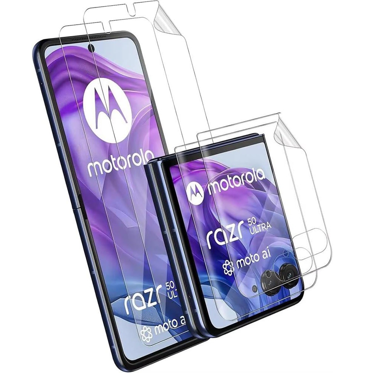 soliocial Ultra-Thin Hydrogel Screen Protector For Motorola Razr+ 2024