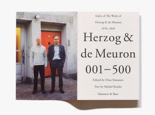 Herzog & de Meuron book published by Simonett & Baer
