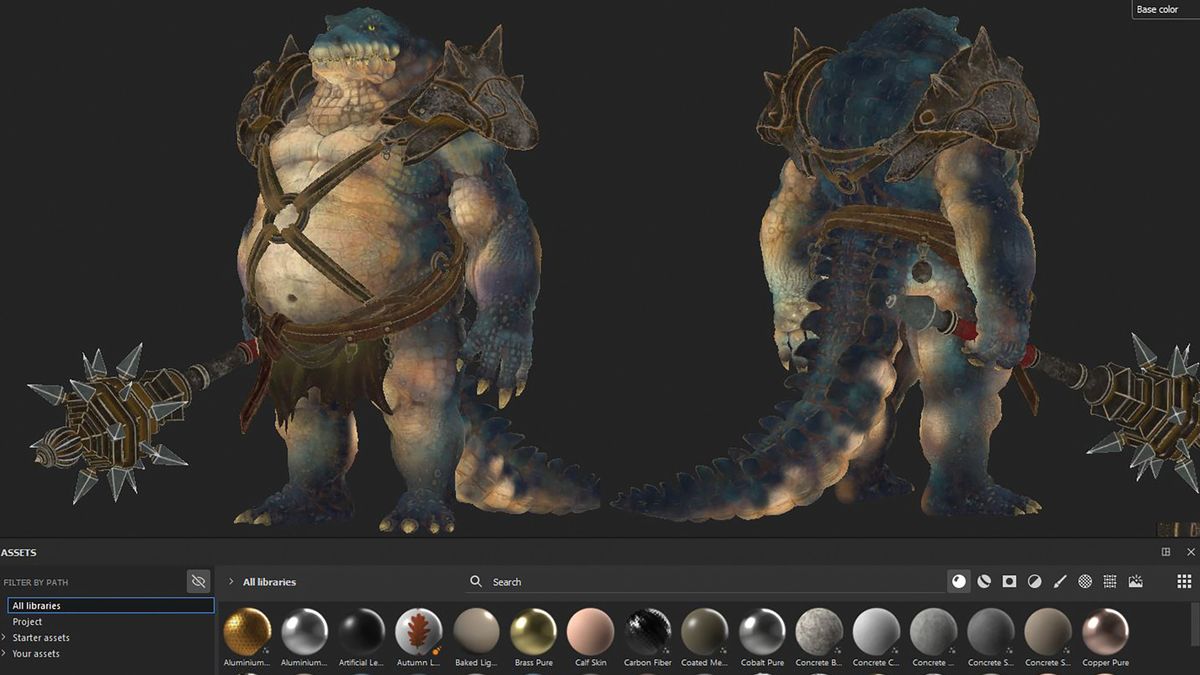 How to sculpt a reptilian creature using ZBrush, Maya and Substance 3D ...
