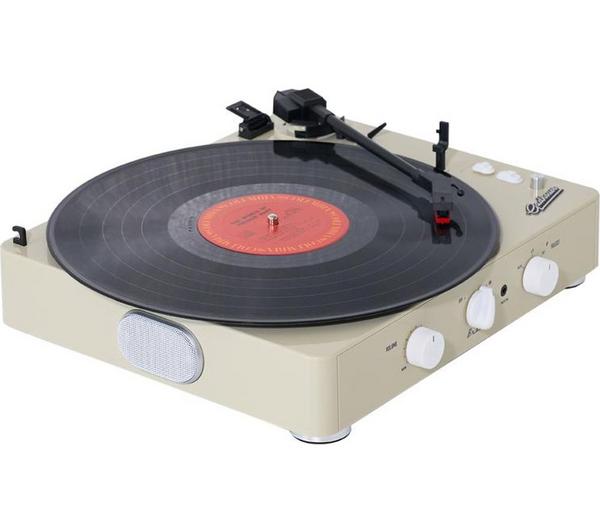 Gadhouse Brad Retro Mkii Belt Drive Bluetooth Turntable - Ivory