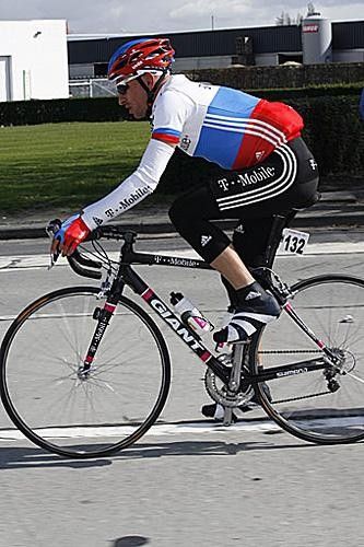 Russian champion Serguei Ivanov glides along