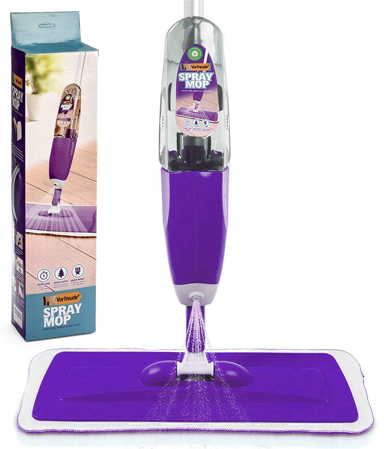 Best versatile floor mop: Vorfreude – Floor Mop with Integrated Spray