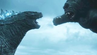 Godzilla and King Kong about to attack each other in Warzone Operation Monarch