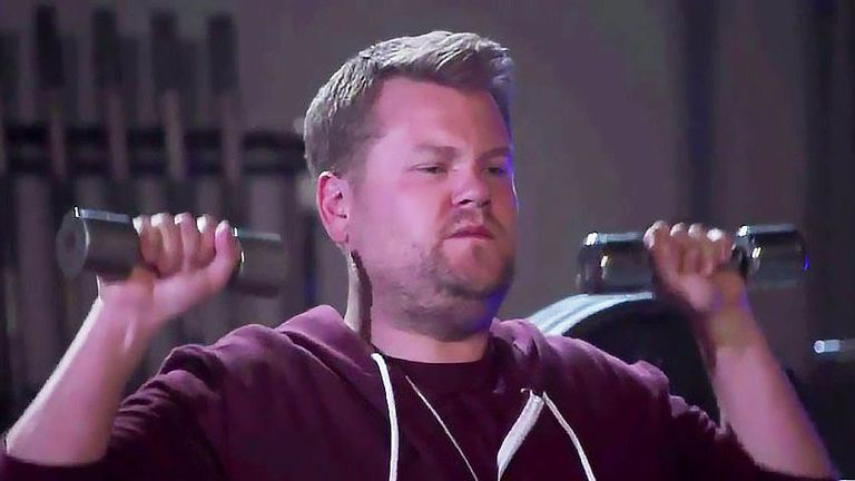 James Corden Spoofs Kanye's New Video for "Fade"
