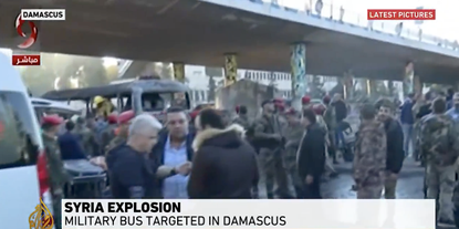 Bus bomb in Damascus