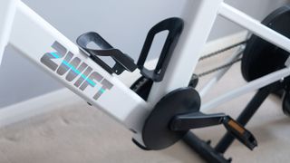 Zwift Ride smart bike, a close-up photo of the frame