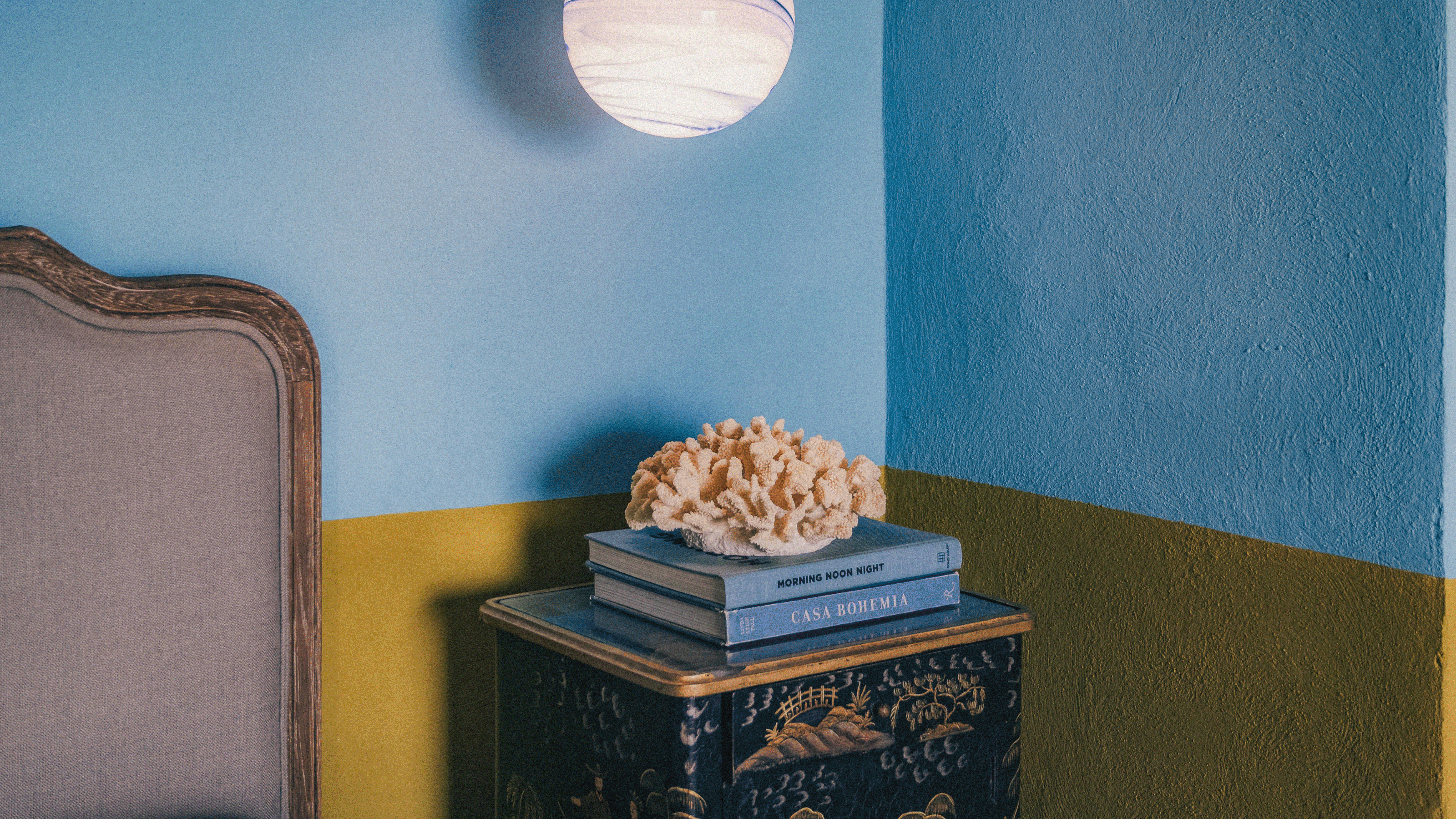 a revolving gif of interiors shots