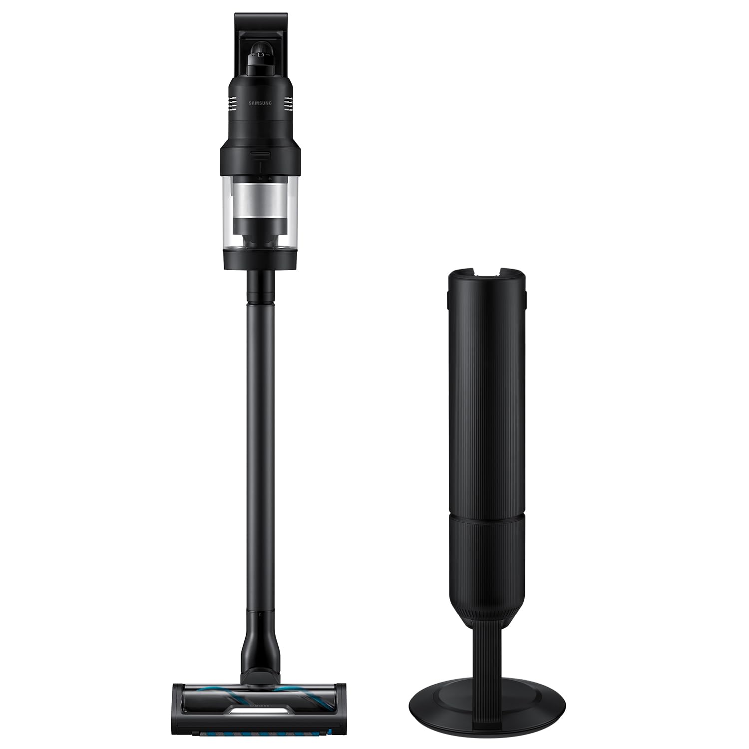 Samsung Bespoke AI Jet Ultra stick vacuum and its Clean Station