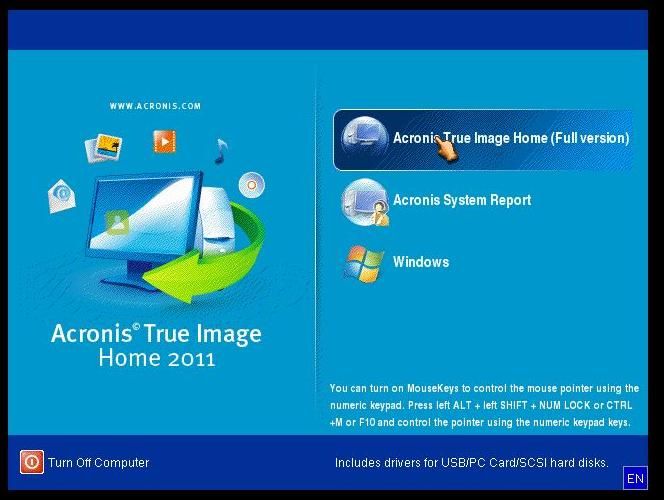 acronis home backup