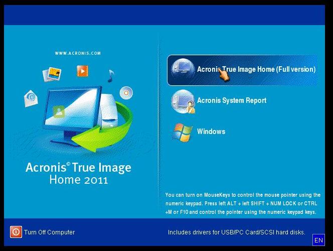 acronis boot cd and clone