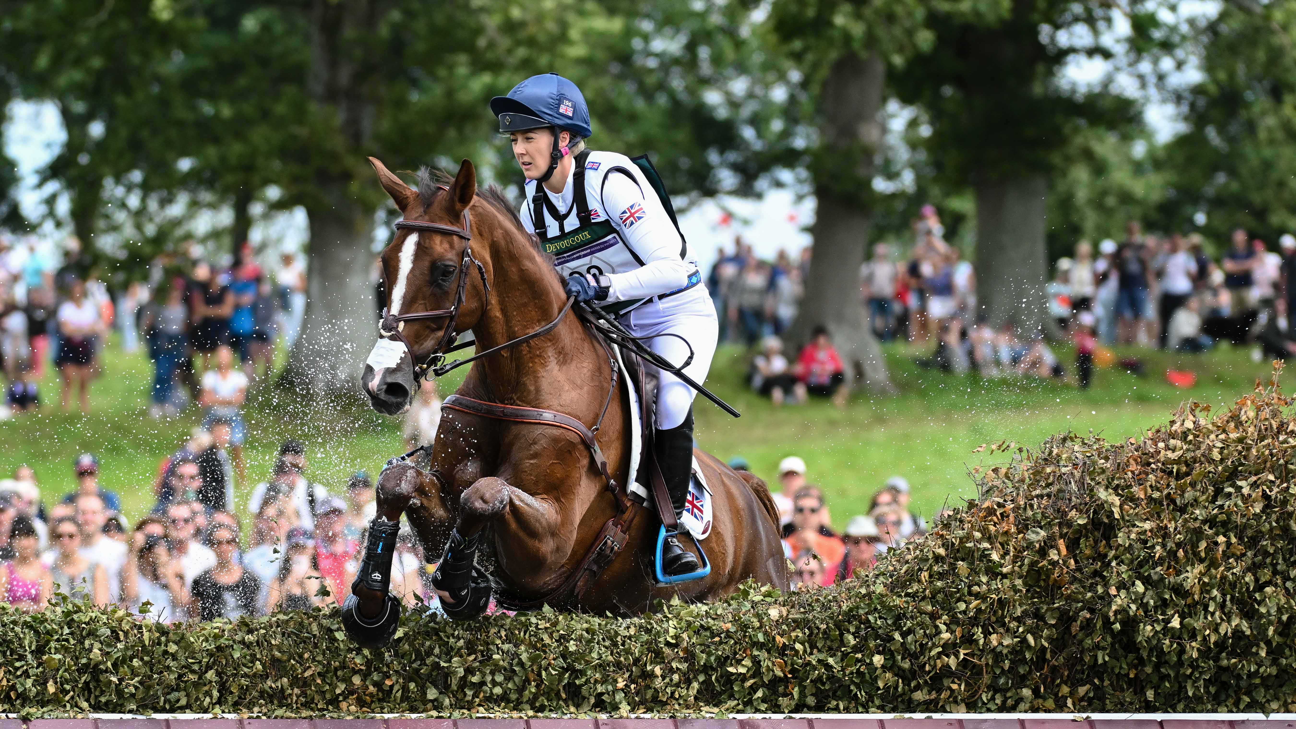 European Eventing Championships cross-country: Yasmin Ingham and Banzai Du Loir