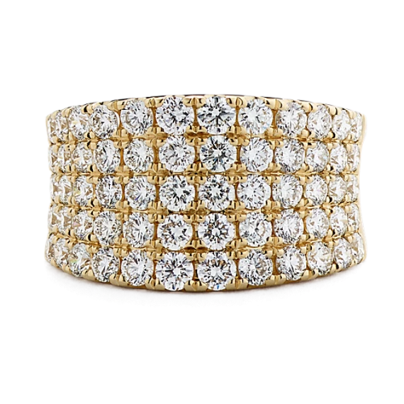 Aelina Wide Pave Ring