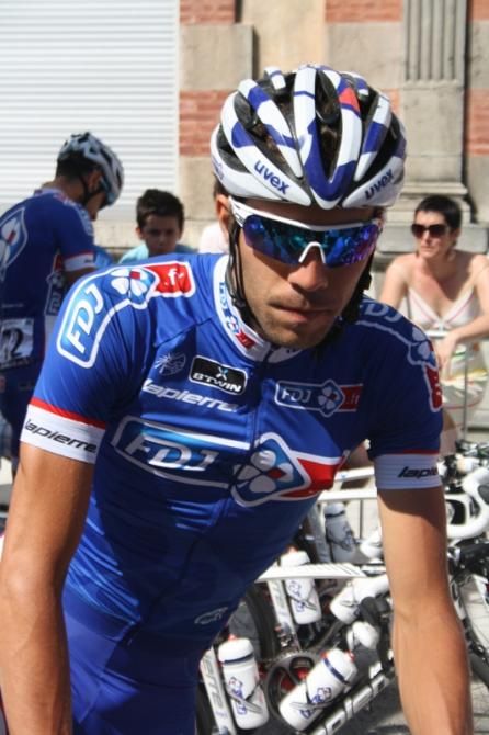 Thibaut Pinot (FDJ) tumbled down the GC yesterday after losing touch on the descent of the Col de Pailh&egrave;res yesterday