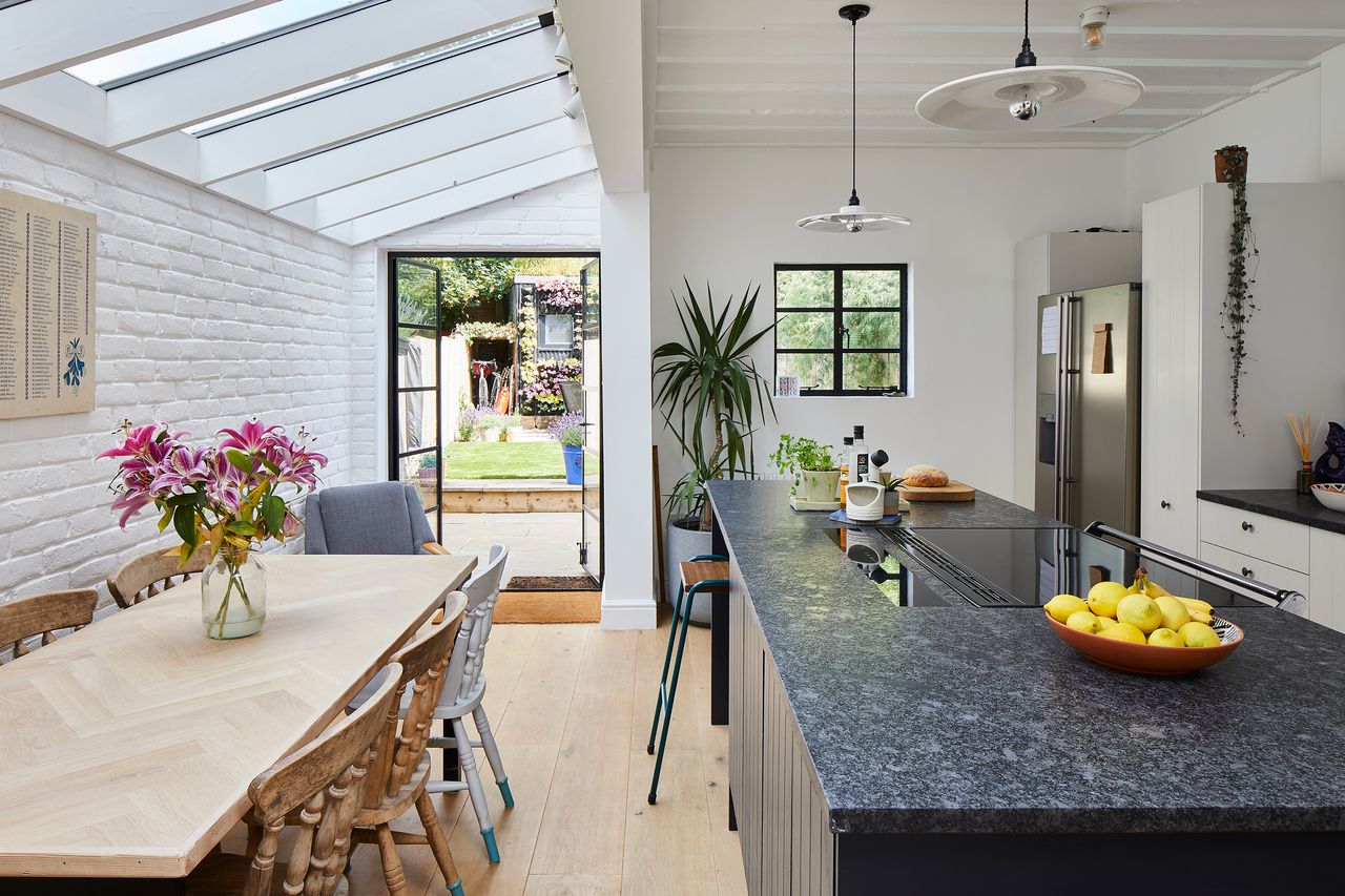 Open plan kitchen extension 